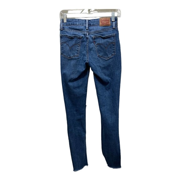 Levi's® 711 Distressed Skinny Jeans Size W26 L30 - Picture 2 of 8